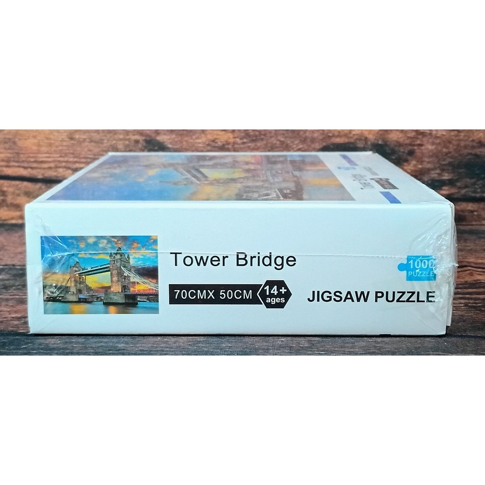 Tower Bridge London 1000‎ Piece Jigsaw Puzzle Sunset Scene AA168-11 New Sealed - Picture 4 of 6